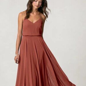 Jenny Yoo Collection Ineese Maxi Dress English Rose